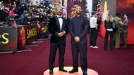 Director Ryan Googler and Michael B. Jordan at the premiere (Image via X/@WarnerBrosUk)